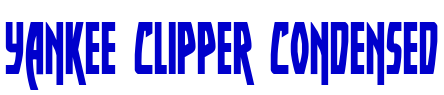 Yankee Clipper Condensed 字体